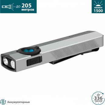 Фонарь OLIGHT ARKPRO Silver Graphite CW Фонарь OLIGHT ARKPRO Silver Graphite CW